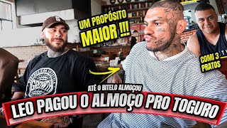 LÉO STRONDA PAGOU O ALMOÇO DO TOGURO E DE TODOS NA MESA  BITELO COMEU 3 PRATOS [upl. by Mellicent]