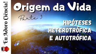 Teorias de Origem da Vida Evolução Metabólica Heterotrófica e Autotrófica  Parte 3 [upl. by Malorie]