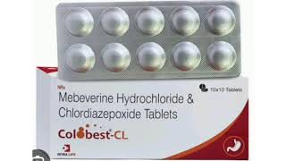 Colobest CL Tablets Mebeverine Hydrochloride amp Chlordiazepoxide Tablets [upl. by Gennifer]