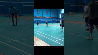 Badminton Doubles Rally 🔥🔥badmintondoubles [upl. by Ahsinyar]