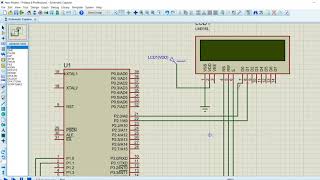 16x2 LCD Interfacing with 8051 Scroll Text Example using C Step by Step Keil and Proteus Simulation [upl. by Fairfax387]