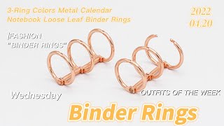 How are 3ring Binder Rings packaged [upl. by Harrison]