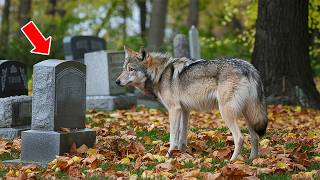 Wolf Visits Grave Every Day – Police Dig It Up After Checking Security Footage [upl. by Horner]