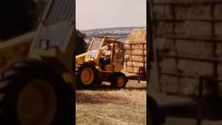 Long hot summer A JCB 520 Loadall working on a farm in 1985 ThrowbackThursday [upl. by Carrelli]