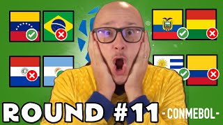 2026 FIFA World Cup Qualifiers  CONMEBOL 11 Predictions [upl. by Adiol]