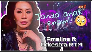 JANDA ANAK ENAM  AMELINA KONSERT ORANG KITA [upl. by Zeena]