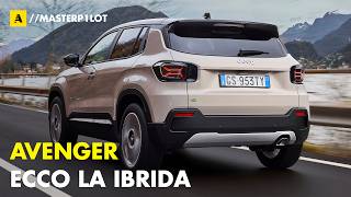 Jeep AVENGER eHybrid 2024  L’ibrida é anche AUTOMATICA Da 26000 euro [upl. by Imuyam]