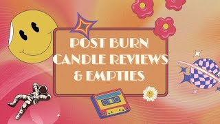 Post Burn Candle Reviews amp Empties bathandbodyworks homeworx homefragrance candles bodycare [upl. by Rosenberg]