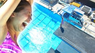 Regular People Get Tricked Into Olympic High Diving [upl. by Narih]