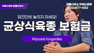 균상식육종Mycosis Fungoides 진단 후 암보험금 분쟁은 [upl. by Uno515]