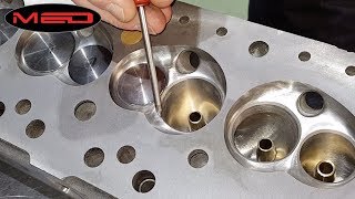 Offset valve guides and valve seat blending explained [upl. by Garmaise]