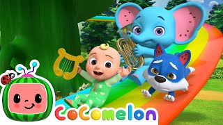 JJ and the Beanstalk  Nursery Rhyme  CoComelon Animal Time for kids [upl. by Shorter]