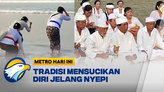 Melihat Tradisi Melasti di Bali Jelang Nyepi [upl. by Airpal]