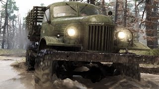 We Drove Our Brand New Vehicles Through Chernobyl To Get Radiation Poisoning in Mudrunner [upl. by Hamlin]