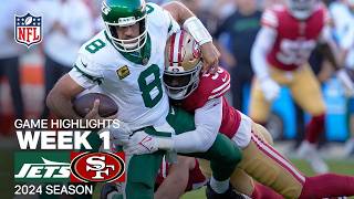 New York Jets vs San Francisco 49ers Game Highlights  NFL 2024 Season [upl. by Ellary]