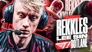 REKKLES SENNA LEE SIN BOT  T1 ACADEMY VS NS  CAEDREL [upl. by Gallager]