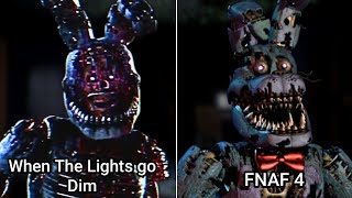 When The Lights Go Dim VS FNAF 4 [upl. by Naux]