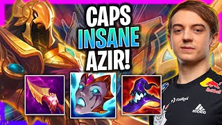 CAPS IS INSANE WITH AZIR MID  G2 Caps Plays Azir Mid vs Viktor Season 2024 [upl. by Eberly]