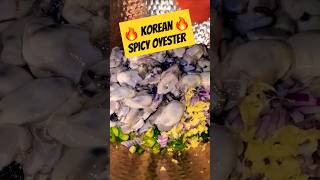 Spicy Gochugaru Oyester Dish food nature koreanfood cooking spicy spicyfood recipe fyp [upl. by Herv]