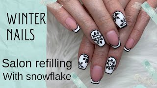 How to Make Winter Nails [upl. by Innavoig]