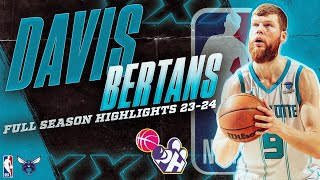 Davis Bertans WELCOME TO DUBAI BC 😤 2324 SZN Highlights 🐝🐝 Charlotte Hornets nba [upl. by Idnir]