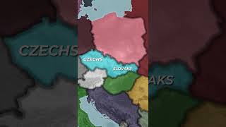 Why did Czechoslovakia Collapse short historicalmaps map [upl. by Htebezile]