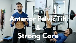 2 Great FIX Anterior Pelvic Tilt AND Stronger CORE Exercises [upl. by Asim]