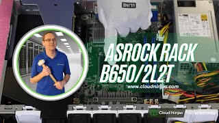 ASRock Rack B6502L2T Overview  AMD Ryzen  DDR5 RAM  Drives  Power Supplies  1U4LWB6502L2T [upl. by Ranice6]