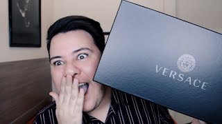 Unboxing slide da Versace  Farfetch [upl. by Amak672]