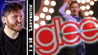 GLEE 1x18 Laryngitis REACTION  First time watching [upl. by Niltac]