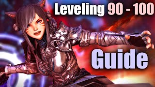 FFXIV 90  100 Leveling Guide in 7 Minutes For Alts amp Main Jobs [upl. by Melbourne]