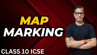 Map Marking ICSE Class 10  Map Pointing Class 10 ICSE sirtarunrupani​ [upl. by Finlay]