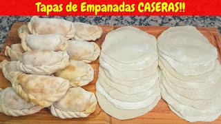 NO COMPRES HACELAS Tapas de EMPANADAS CASERAS 🥟🥟 [upl. by Tankoos]