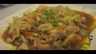 Paano magluto Ginisang Repolyo Manok Recipe Pinoy Cabbage Chicken Filipino Tagalog [upl. by Kenzie]