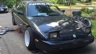 240sx Welded Diff Install  MORE SKIDS [upl. by Kenlee]