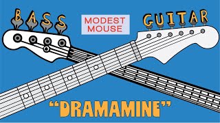 Modest Mouse  quotDramaminequot guitar amp bass tab [upl. by Seena]