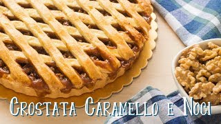 Crostata al Caramello e Noci  Ricetta Dolce per lAutunno  55Winston55 [upl. by Lurette699]