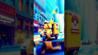 Pikachu delivery job 🚚📦 pikachupikachu pikachu shorts pikachufunny [upl. by Hgielhsa]