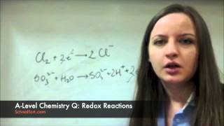 Redox Reactions  A Level Chemistry Question [upl. by Saxela12]