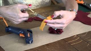 How to Make a Vintage Felt Flower Corsage Brooch  Felt Crafts amp More [upl. by Kayle885]