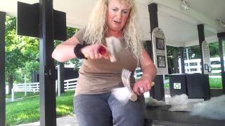 Combing Wool the Right Way tutorial with Susan McFarland [upl. by Noreht107]