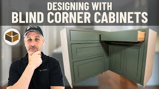 Designing with Blind Corner Cabinets  RTA Cabinet Options [upl. by Eixor23]