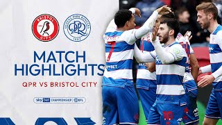 💪Hard Earned 3 Points  Highlights  Bristol City 01 QPR [upl. by Aihseket]