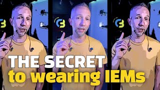 How to Wear INEAR Monitors CORRECTLY the SECRET [upl. by Adnole]