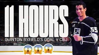 11 Hours of Quinton Byfield Scoring That INCREDIBLE LA Kings Goal Against the Columbus Blue Jackets [upl. by Punak]