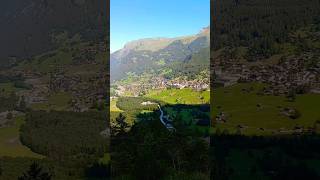 Grindelwald from Eiger Trail eiger swissalps grindelwald swissviews hikerlife trekking swiss [upl. by Lynnett]