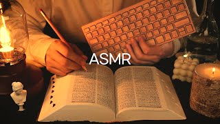 ASMR Satisfying Writing Page Turning Keyboard Typing 이건 수면제 영상입니다 [upl. by Nitsyrk385]