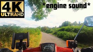 Honda C90  Country roads Wales  4K UHD [upl. by Chery]