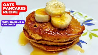 I Tried the Viral Eggless Banana Oats Pancakes [upl. by Jaqitsch]