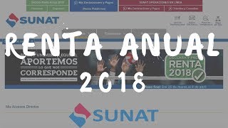 Como llenar presentar y pagar renta anual 2018 [upl. by Bartolomeo]